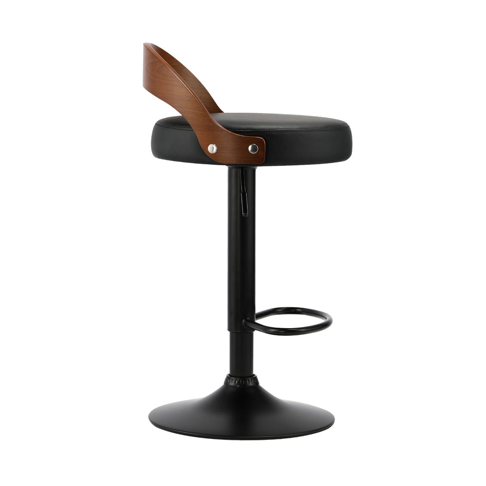 NNEED Bar Stools Gas Lift Swivel Padded Seat x2