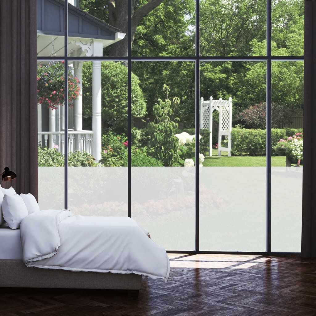 NNEVL Pure Frosted Privacy Window Film Milk Glass Adhesive 0.9x5 m