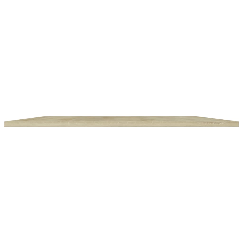 NNEVL Bookshelf Boards 8 pcs Sonoma Oak 80x20x1.5 cm Chipboard