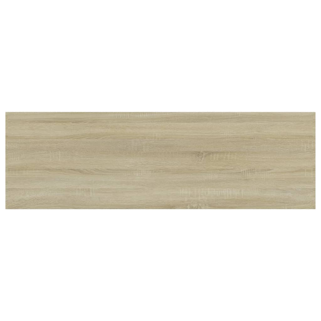 NNEVL Bookshelf Boards 8 pcs Sonoma Oak 80x20x1.5 cm Chipboard