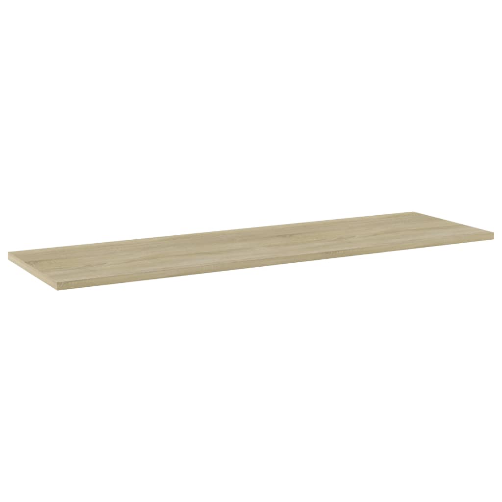 NNEVL Bookshelf Boards 4 pcs Sonoma Oak 100x30x1.5 cm Chipboard