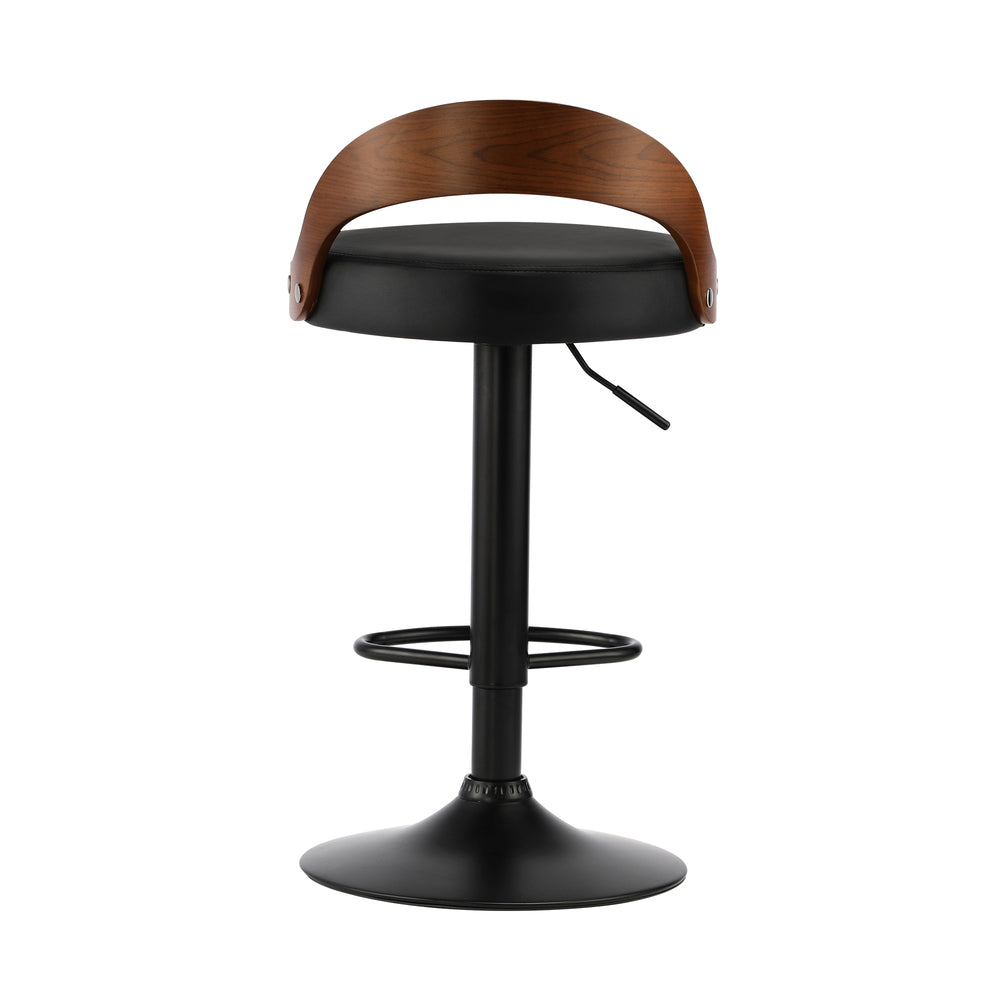 NNEED Bar Stools Gas Lift Swivel Padded Seat x2