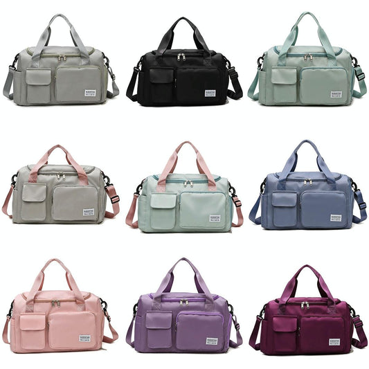 NNEDSZ Compact Waterproof Gym Bag for Travel - Size s - Light Grey
