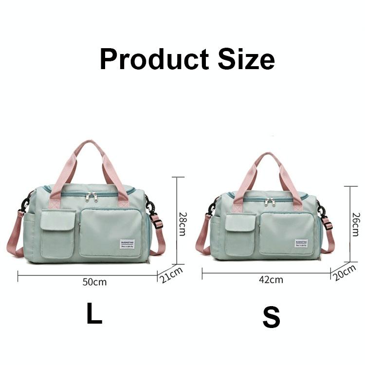 NNEDSZ Compact Waterproof Gym Bag for Travel - Size s - Light Grey