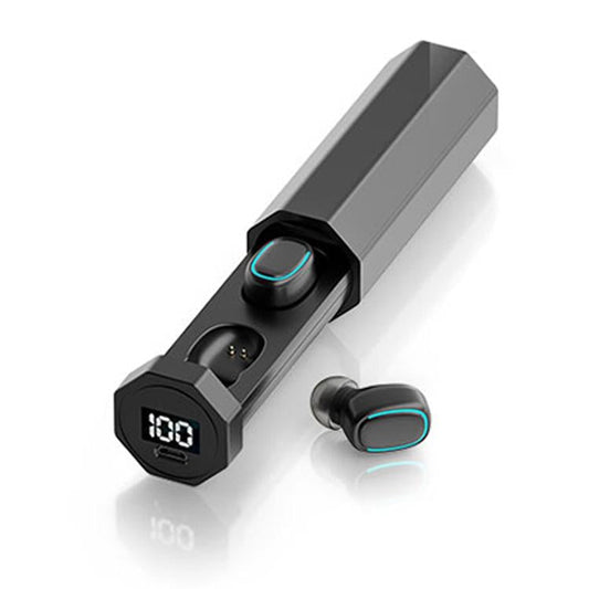 NNEDSZ True Wireless Bluetooth Earphones With Digital Display And Charging Box