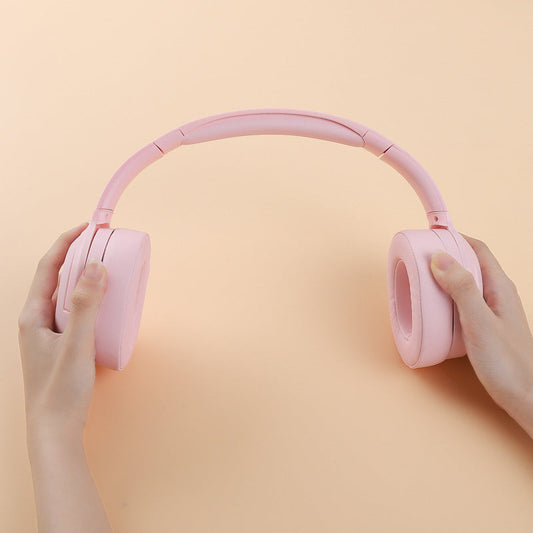NNEDSZ Apricot TL-29 PRO Wireless & Wired Over-Ear Bluetooth Headphones - Comfortable and Versatile